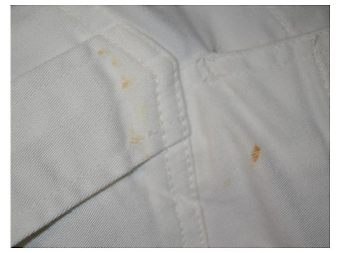 Burberry Minifalda de algodón blanco - vista 6