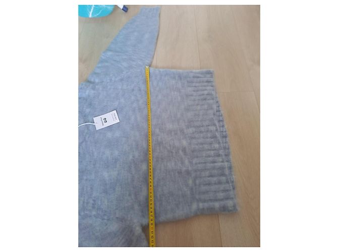 & Other Stories Pullover Mohair Wolle Hellblau - Ansicht 3