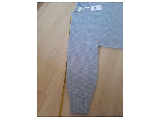 & Other Stories Pullover Mohair Wolle Hellblau - Ansicht 4