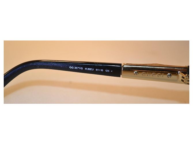 Gucci GG3671S Gafas de Sol Bambú Negras - vista 7
