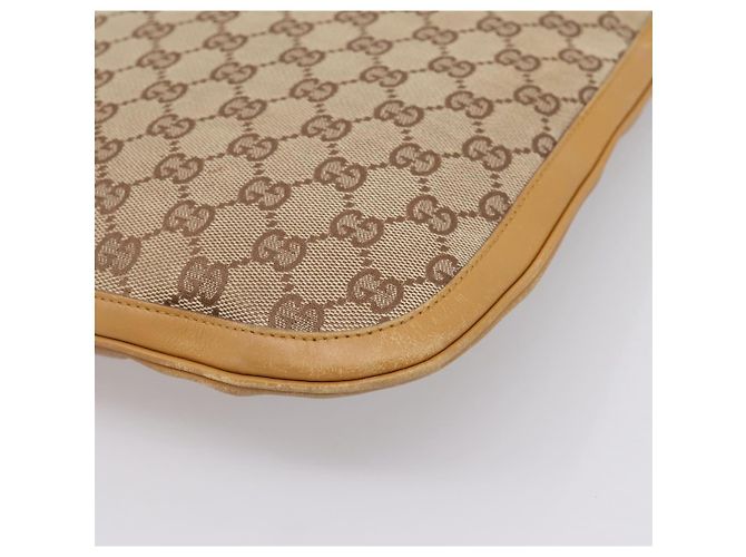 GUCCI GG Canvas Shoulder Bag Beige Gold 001 4129 Auth 208735 - Jerrillo - view 12