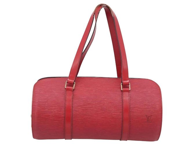 LOUIS VUITTON Epi Soufflot Hand Bag Red M52227 LV Auth 212721 - Jerrillo - vista 13