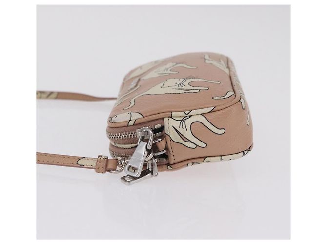 Miu Miu Shoulder Bag Leather Pink Silver Auth 211218A - Jerrillo - vista 5