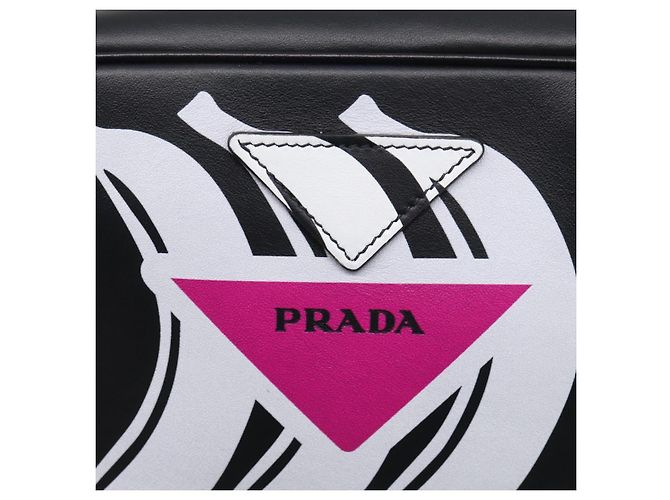PRADA Shoulder Bag Leather Black Silver Auth 209770M - Jerrillo - vista 15