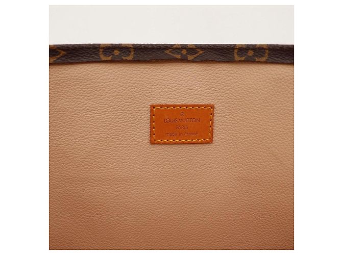 Sac Cabas Louis Vuitton Monogram en cuir marron - vue 7
