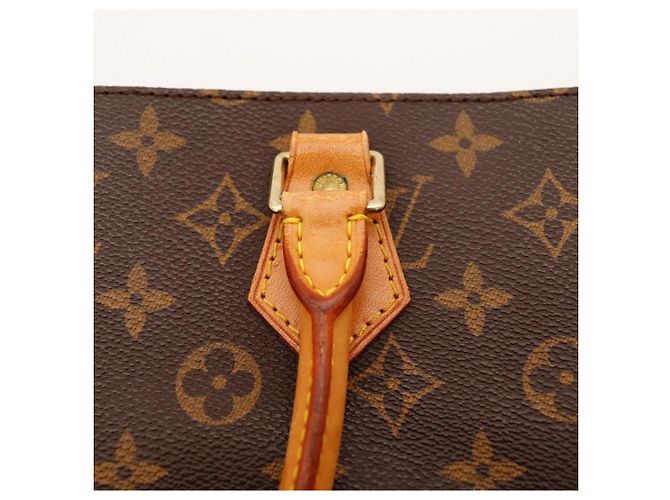 Sac Cabas Louis Vuitton Monogram en cuir marron - vue 9