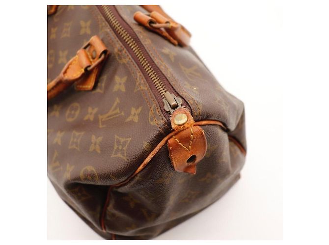 Louis Vuitton Speedy 35 Monogram Canvas Brown Handtasche - Ansicht 7