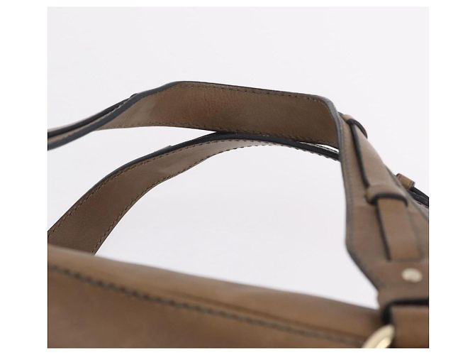 Céline CELINE Handtasche Leder Beige Goldfarben Auth BA16782 - Jerrillo - Ansicht 10