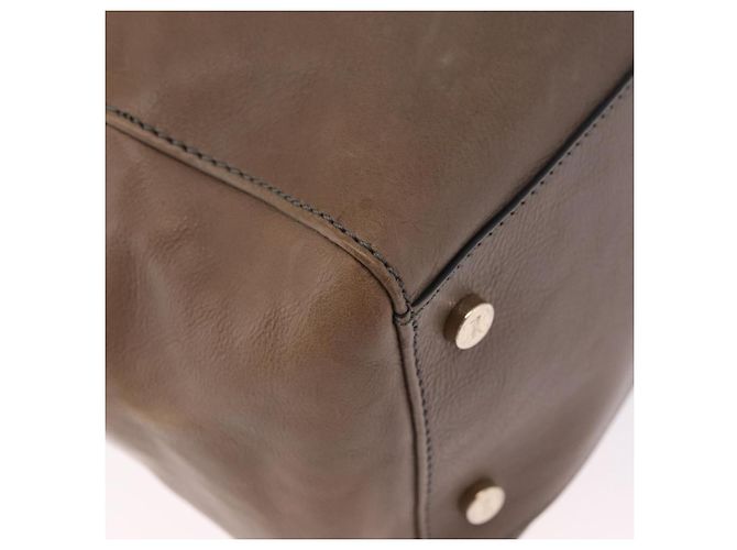 Céline CELINE Handtasche Leder Beige Goldfarben Auth BA16782 - Jerrillo - Ansicht 14