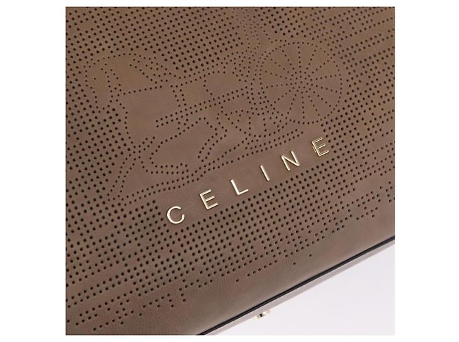 Céline CELINE Handtasche Leder Beige Goldfarben Auth BA16782 - Jerrillo - Ansicht 17