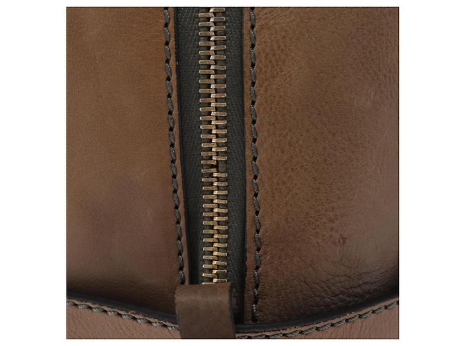 Céline CELINE Handtasche Leder Beige Goldfarben Auth BA16782 - Jerrillo - Ansicht 6