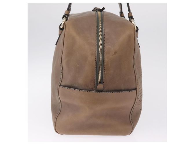 Céline CELINE Handtasche Leder Beige Goldfarben Auth BA16782 - Jerrillo - Ansicht 7