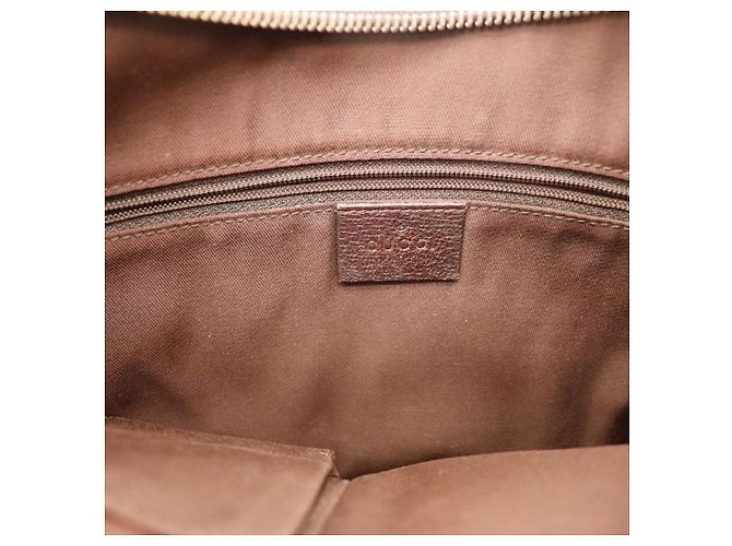 Bolso de hombro Gucci Monogram Canvas Marrón - vista 7