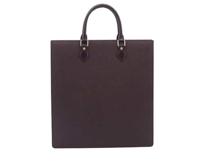 LOUIS VUITTON Taiga Sac Plat Hand Bag Acajou LV Auth 210365A - Jerrillo - vista 13