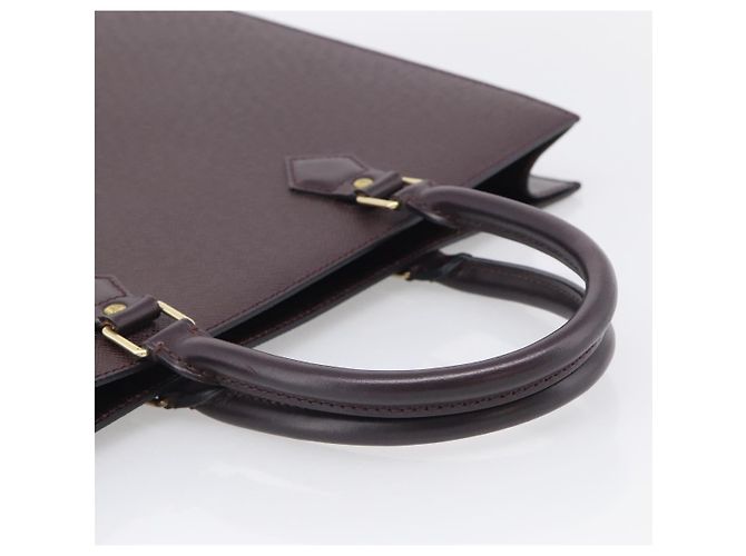 LOUIS VUITTON Taiga Sac Plat Hand Bag Acajou LV Auth 210365A - Jerrillo - vista 8