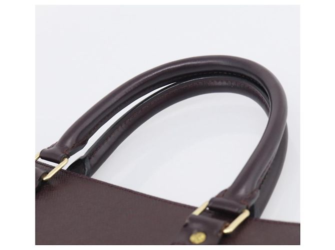 LOUIS VUITTON Taiga Sac Plat Hand Bag Acajou LV Auth 210365A - Jerrillo - vista 9