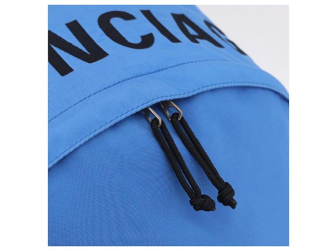 Balenciaga Backpack Canvas Blue Silver 507480 Auth ka6902A - Jerrillo - vista 16
