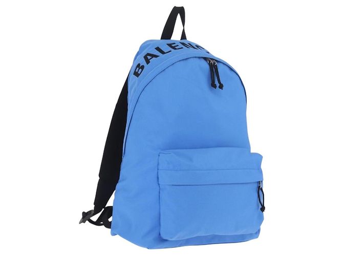 Balenciaga Backpack Canvas Blue Silver 507480 Auth ka6902A - Jerrillo - vista 2