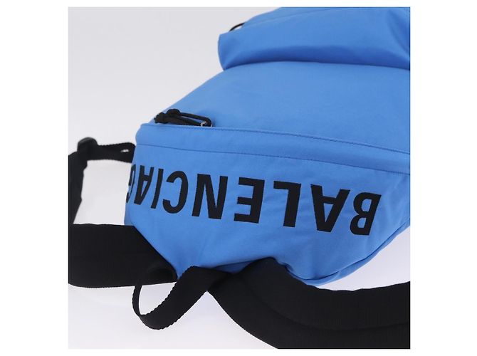 Balenciaga Backpack Canvas Blue Silver 507480 Auth ka6902A - Jerrillo - vista 6