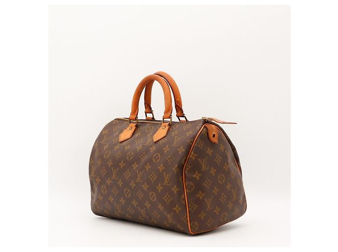 Borsa a mano Louis Vuitton Speedy 30 Monogram Canvas Brown - vista 2