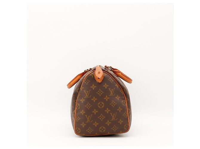 Borsa a mano Louis Vuitton Speedy 30 Monogram Canvas Brown - vista 3