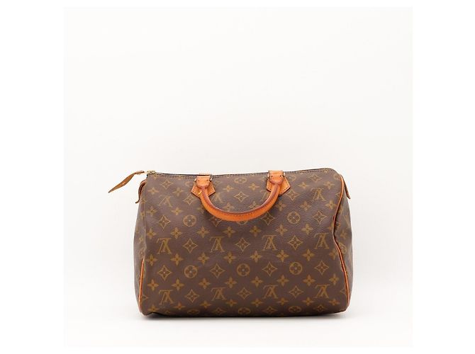 Borsa a mano Louis Vuitton Speedy 30 Monogram Canvas Brown - vista 4