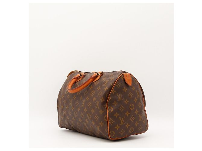 Borsa a mano Louis Vuitton Speedy 30 Monogram Canvas Brown - vista 5
