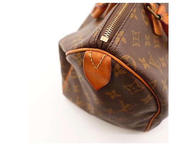 Borsa a mano Louis Vuitton Speedy 30 Monogram Canvas Brown - vista 8