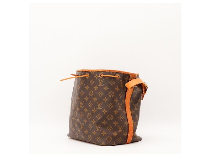 Louis Vuitton Monogram Noe Bucket Bag Brown Canvas Leder - Ansicht 2