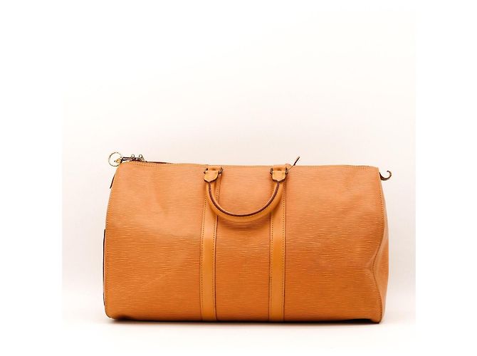 Louis Vuitton Keepall 45 Sac de voyage en cuir Epi - vue 4