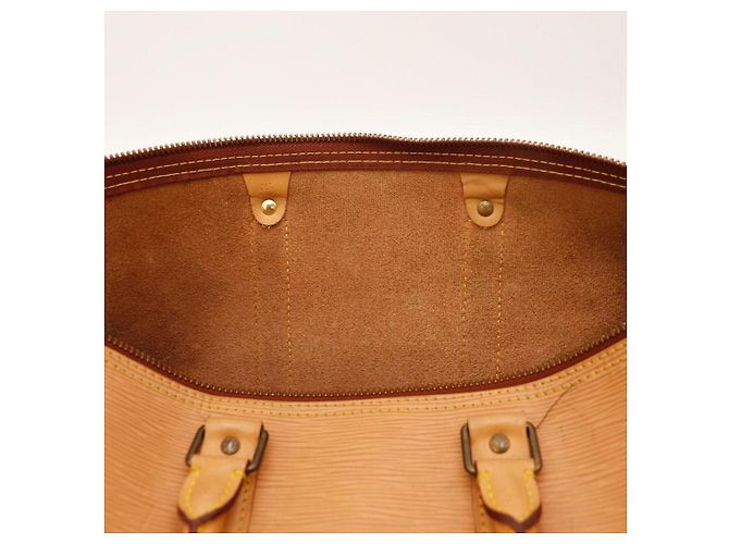 Louis Vuitton Keepall 45 Sac de voyage en cuir Epi - vue 7