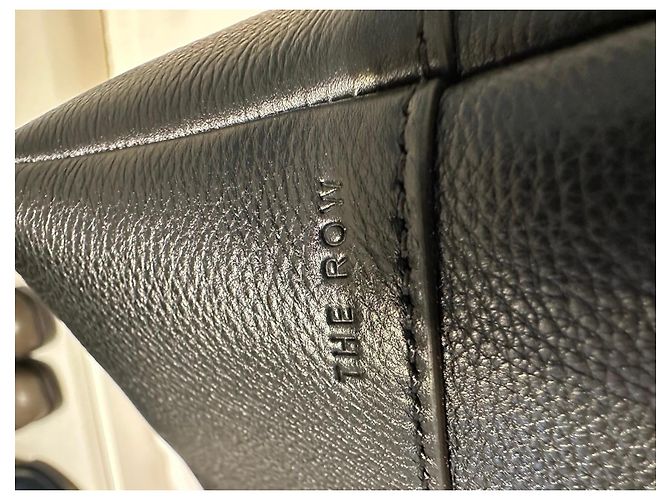 The Row Borsa a tracolla Terrasse Small in pelle nera - vista 10