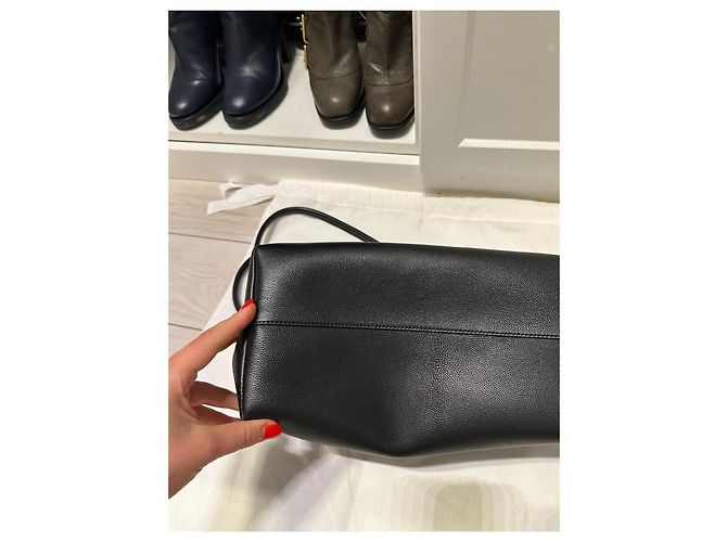 The Row Borsa a tracolla Terrasse Small in pelle nera - vista 11