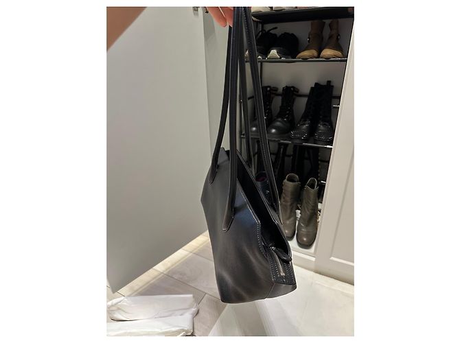 The Row Borsa a tracolla Terrasse Small in pelle nera - vista 13