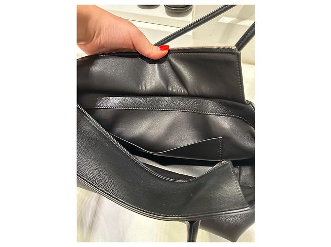 The Row Borsa a tracolla Terrasse Small in pelle nera - vista 7