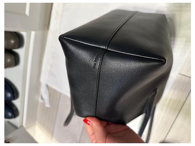 The Row Borsa a tracolla Terrasse Small in pelle nera - vista 9