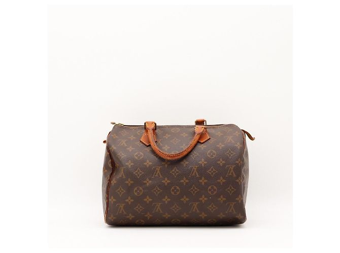 Bolso de mano Louis Vuitton Speedy 30 Monogram Canvas Brown - vista 4