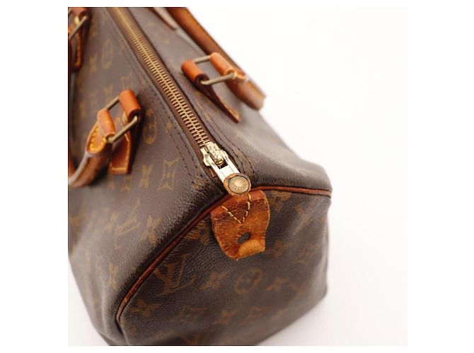 Bolso de mano Louis Vuitton Speedy 30 Monogram Canvas Brown - vista 9