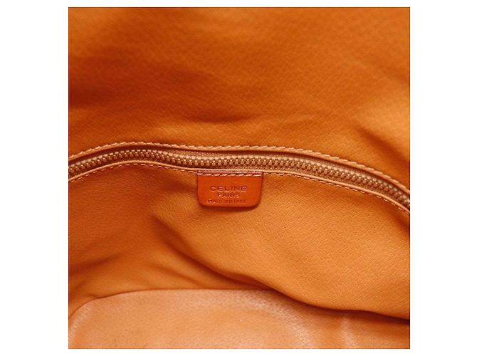 Céline Celine Monogram Bucket Bag aus Leder Braun - Ansicht 8