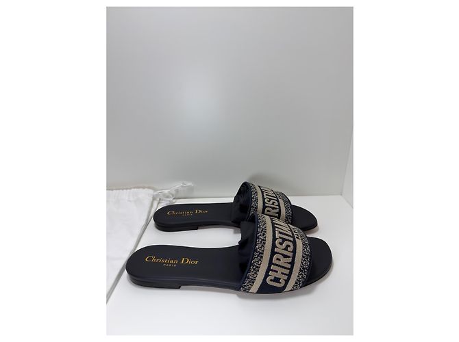 Sandali slide Christian Dior Dway - vista 3