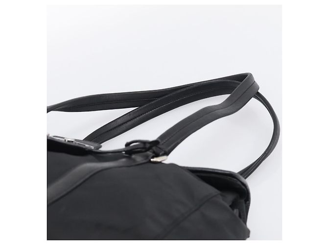 PRADA Handtasche Nylon Schwarz Silber Auth ep16937V - Jerrillo - Ansicht 14