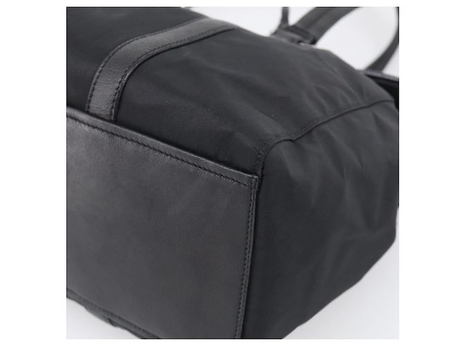 PRADA Handtasche Nylon Schwarz Silber Auth ep16937V - Jerrillo - Ansicht 8