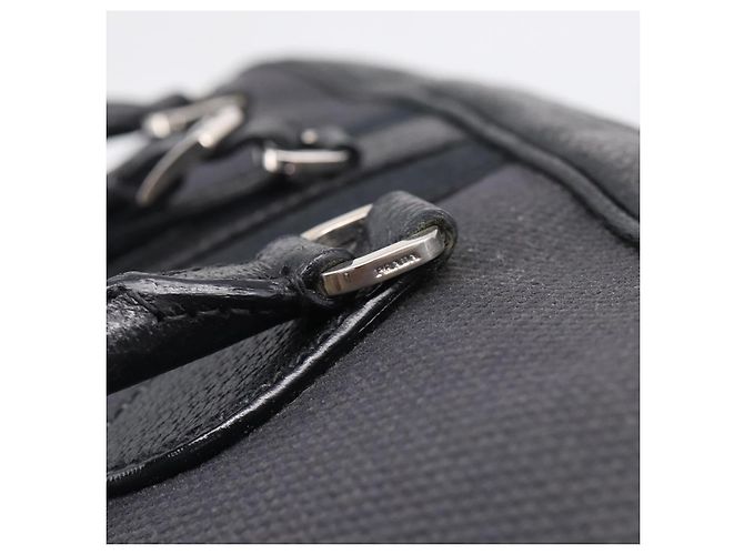 PRADA Handtasche Canvas Schwarz Silber Auth ep17002 - Jerrillo - Ansicht 18