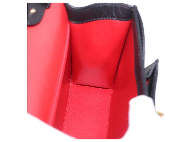 Panthère Bolso de hombro Cartier PANTHERE Piel Negro Oro Auth 210249A - Jerrillo - vista 20