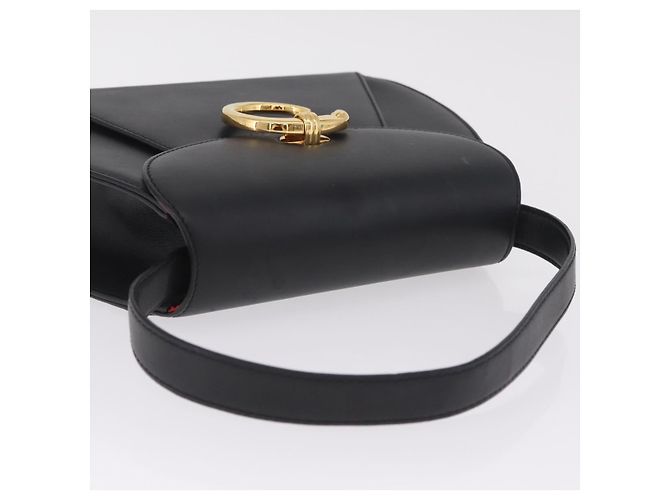 Panthère Bolso de hombro Cartier PANTHERE Piel Negro Oro Auth 210249A - Jerrillo - vista 7