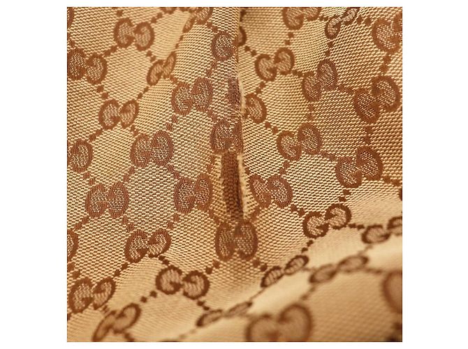Borsa a tracolla Gucci Monogram Canvas Beige - vista 10
