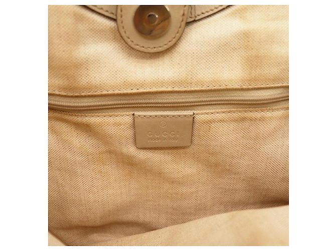 Borsa a tracolla Gucci Monogram Canvas Beige - vista 8