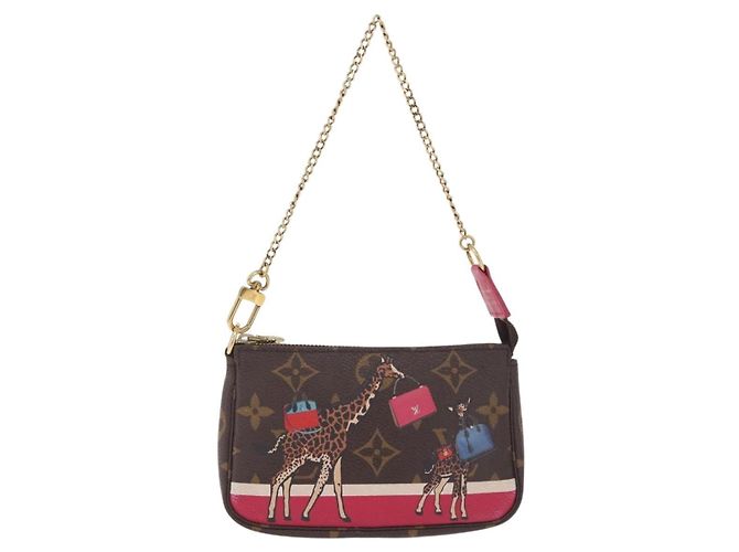 LOUIS VUITTON Monogram Giraffe Mini Pochette Accessoires M62087 Auth 210836SAM - Jerrillo - vista 13