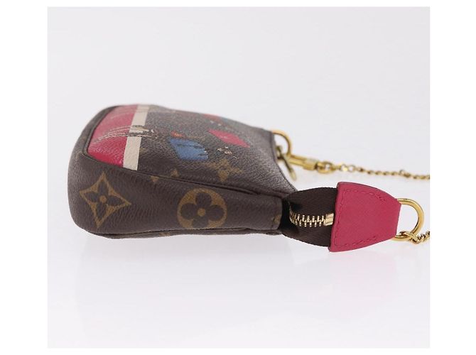 LOUIS VUITTON Monogram Giraffe Mini Pochette Accessoires M62087 Auth 210836SAM - Jerrillo - vista 3