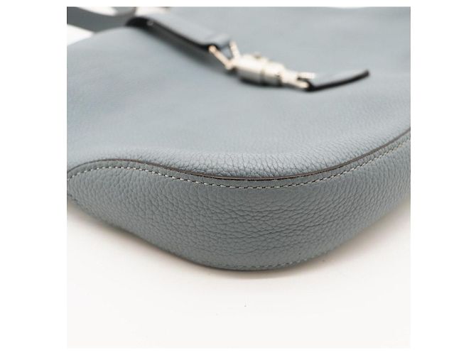 Borsa a tracolla Gucci Jackie 1961 in pelle azzurra - vista 9